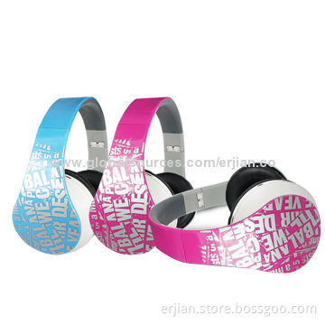 Stereo Bluetooth Headphones, Wireless/Wired for Mobile/Cellphone/Laptop/Tablet PCs, 20mW Rated Power